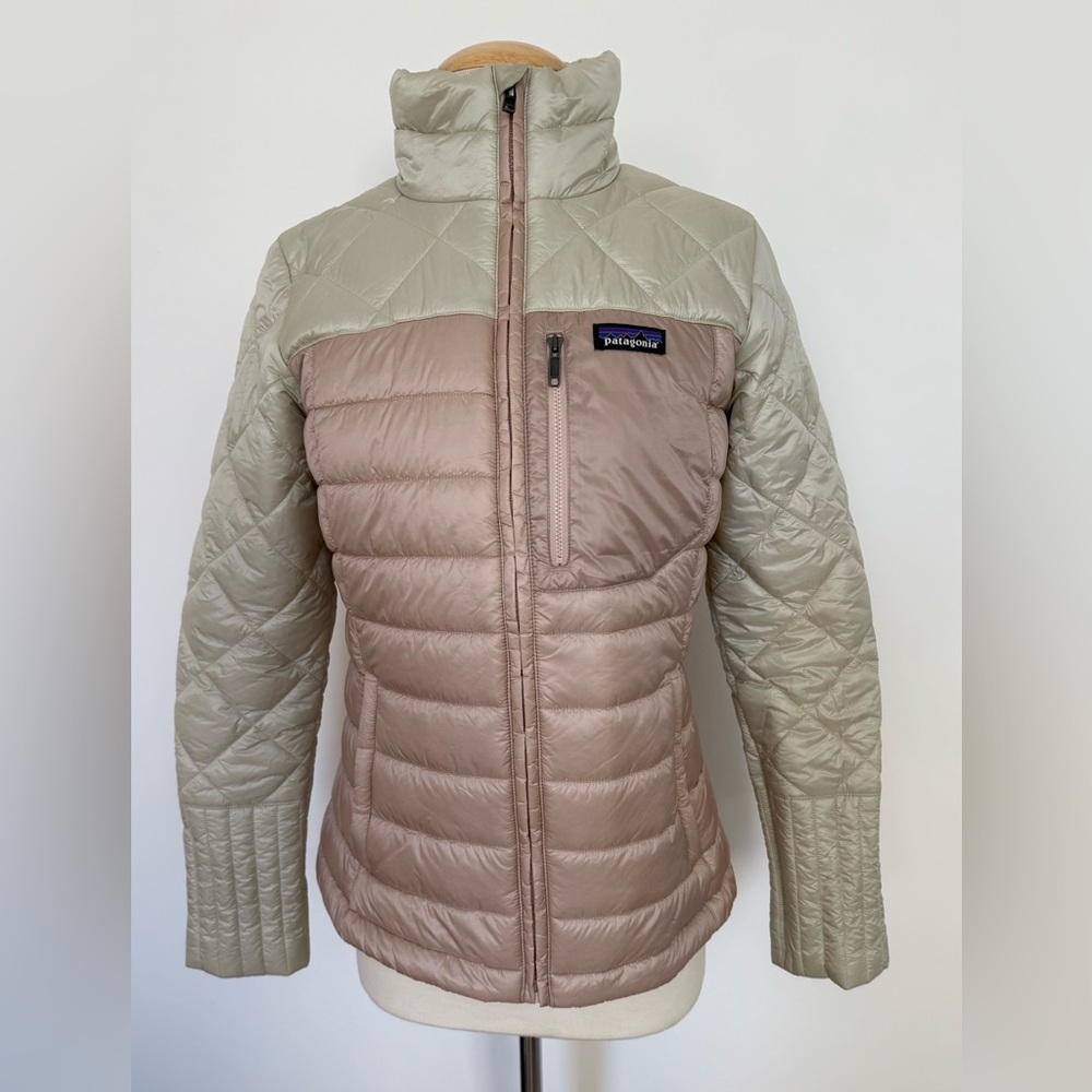 Patagonia Women’s Nano-Air Hybrid Jacket Two Tone Pale Blush and Stone - Size S
